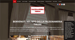 Desktop Screenshot of falegnameriatironi.com