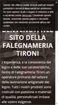 Mobile Screenshot of falegnameriatironi.com